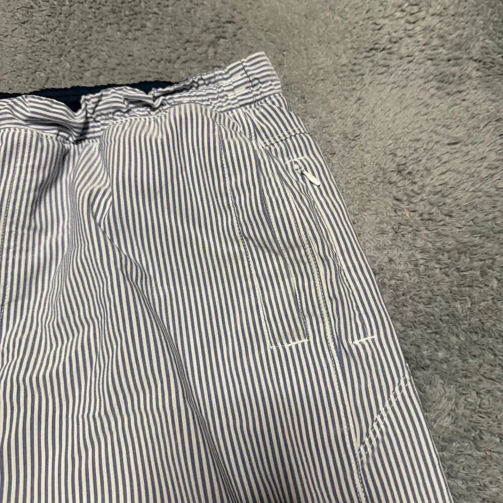Birddogs Shorts Mens XXL Blue Striped Boom for Your Boomstick Classic Lined